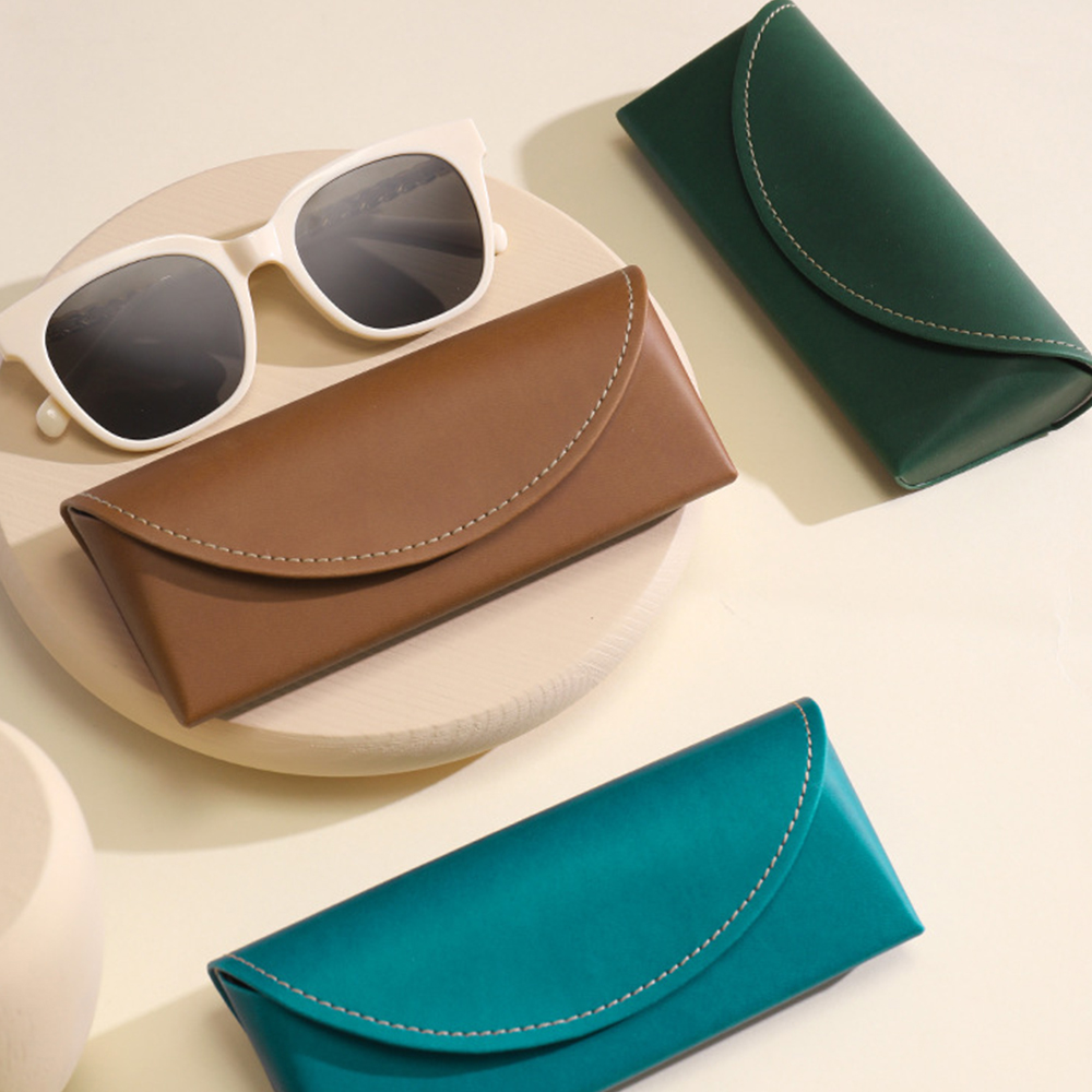 Box Bag Rigid - Kleurrijk PU-leer brillenkoker voor leesbrillen op