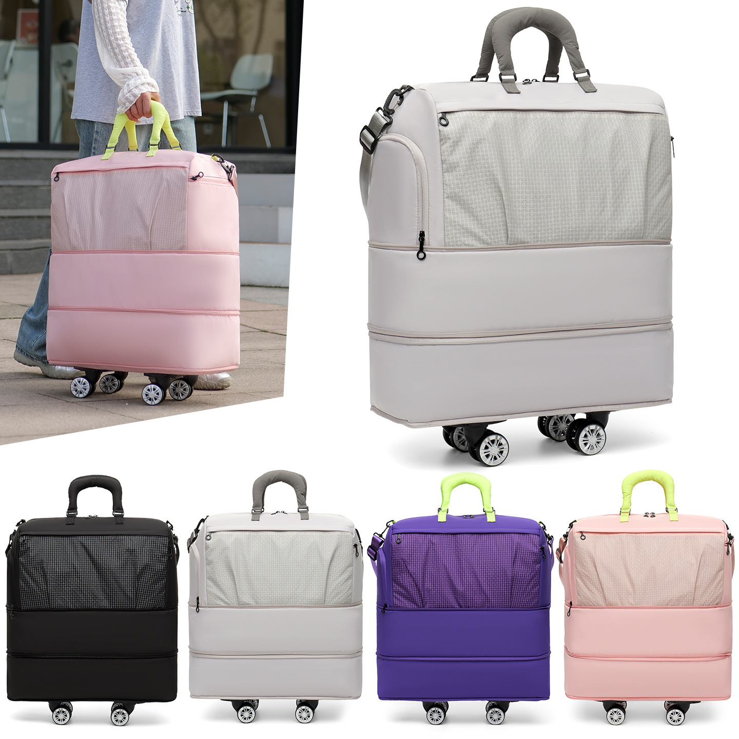 Women Bags Zadig - Unisex reiskoffer met grote capaciteit, universele