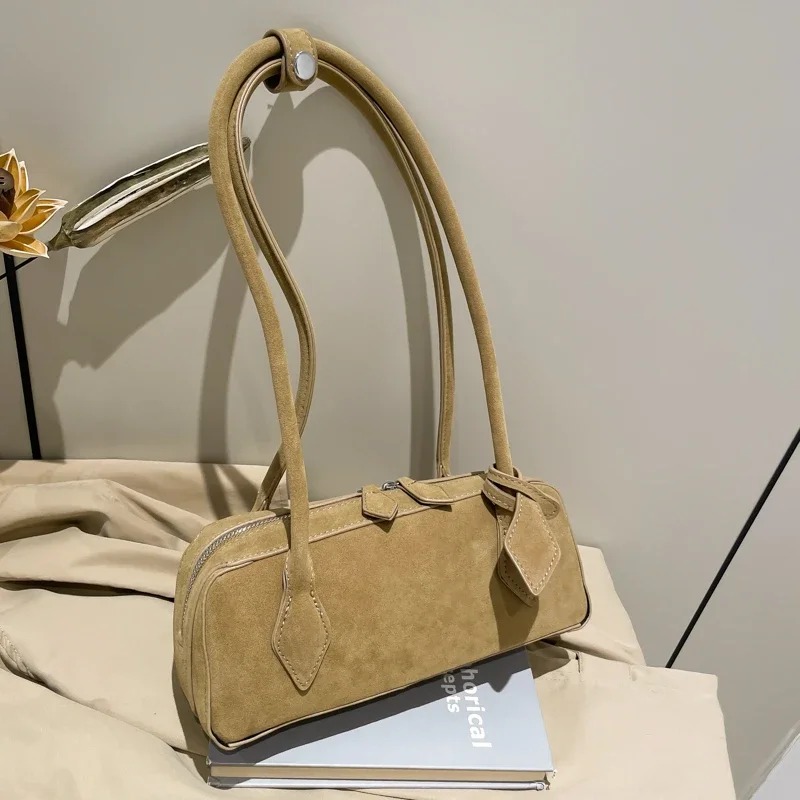 Women Bags Discount - Faux Suède Rits Effen Kleur Bowling