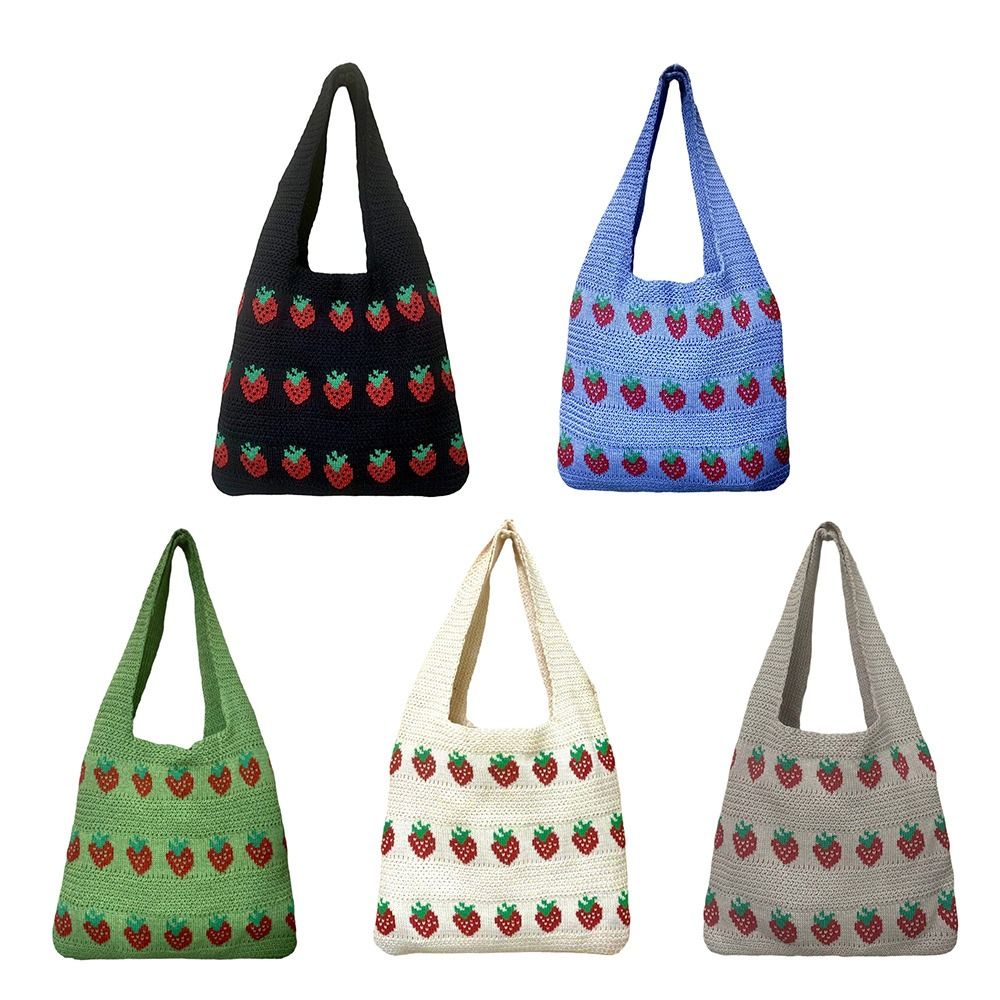 Crochet Market Bag - Gebreide ontwerp dameshandtas Grote capaciteit Lichtgewicht