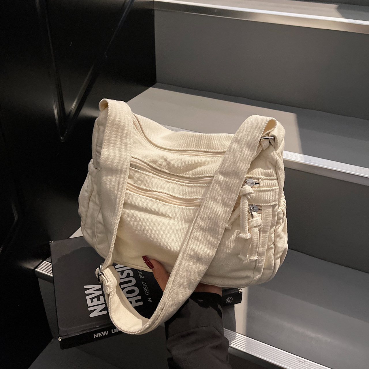 Women Bags Zadig - Nieuwe modieuze eenvoudige canvas tas Koreaanse