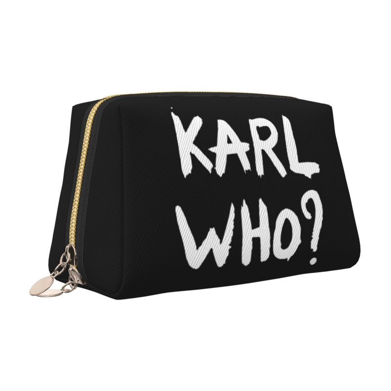 Women'S Karl Bags - Karl Who lederen make-uptas met print,