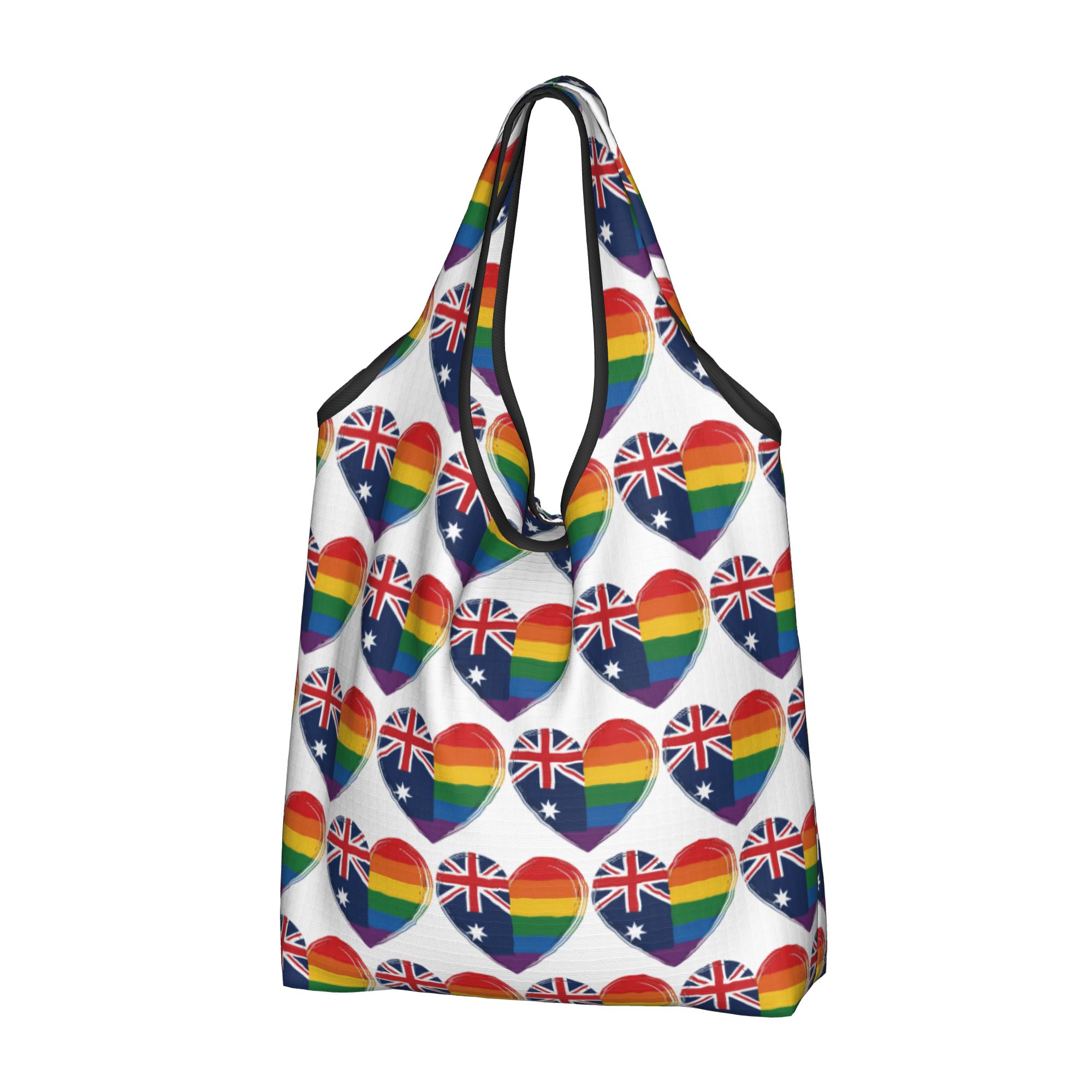 Women Bags Australia - LGBTQ Australië Gay Pride Heart Grocery