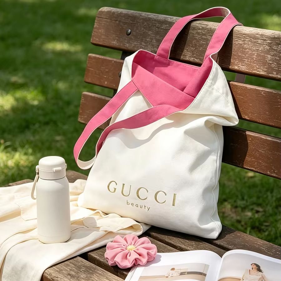 Women Bags Medium Size - GUCCIs tas Dames Canvas Tote Bag