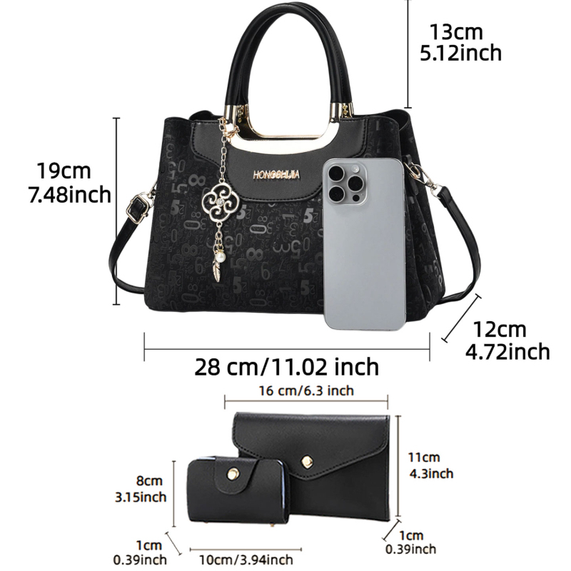 3-delige modieuze dameshandtas - Women Bags Crossbody recensie en prijs