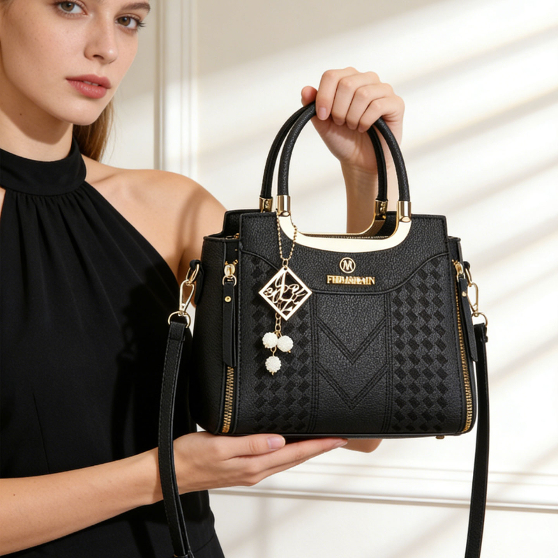 3-delige handtasset van lychee - Women Bags Crossbody recensie en prijs