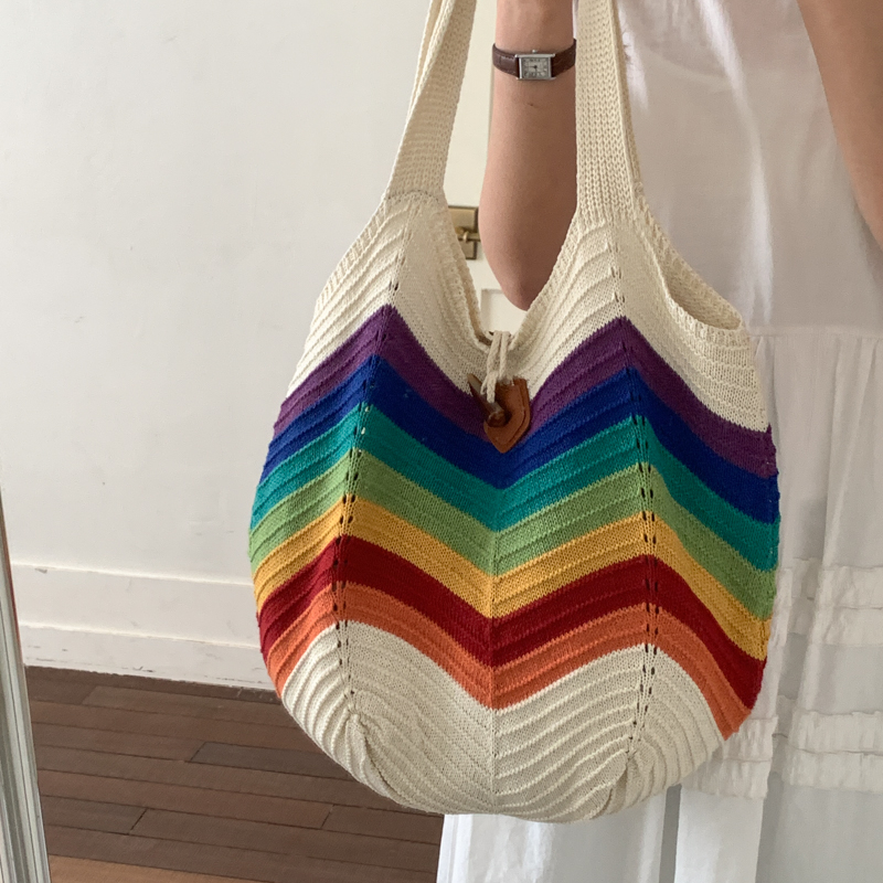 2026 Zomer Reismarkt regenboog - Crochet Market Bag recensie en prijs
