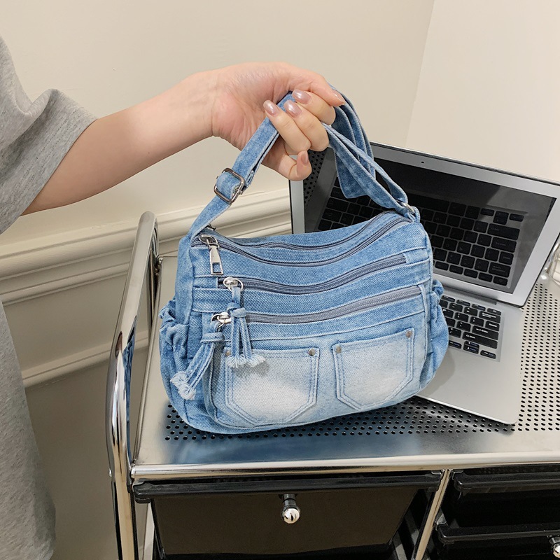 Koreaanse Mode Gewassen Denim  - Women Bags Zadig recensie en prijs
