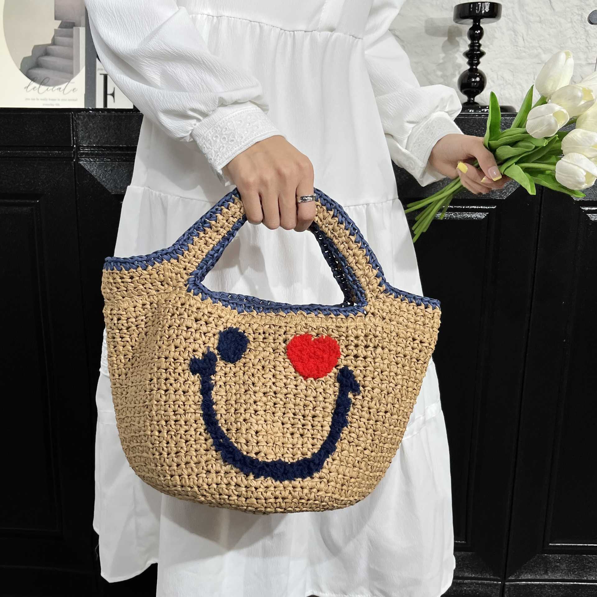 Nieuwe Mand Stro Geweven Handt - Women'S Bags Top 10 recensie en prijs