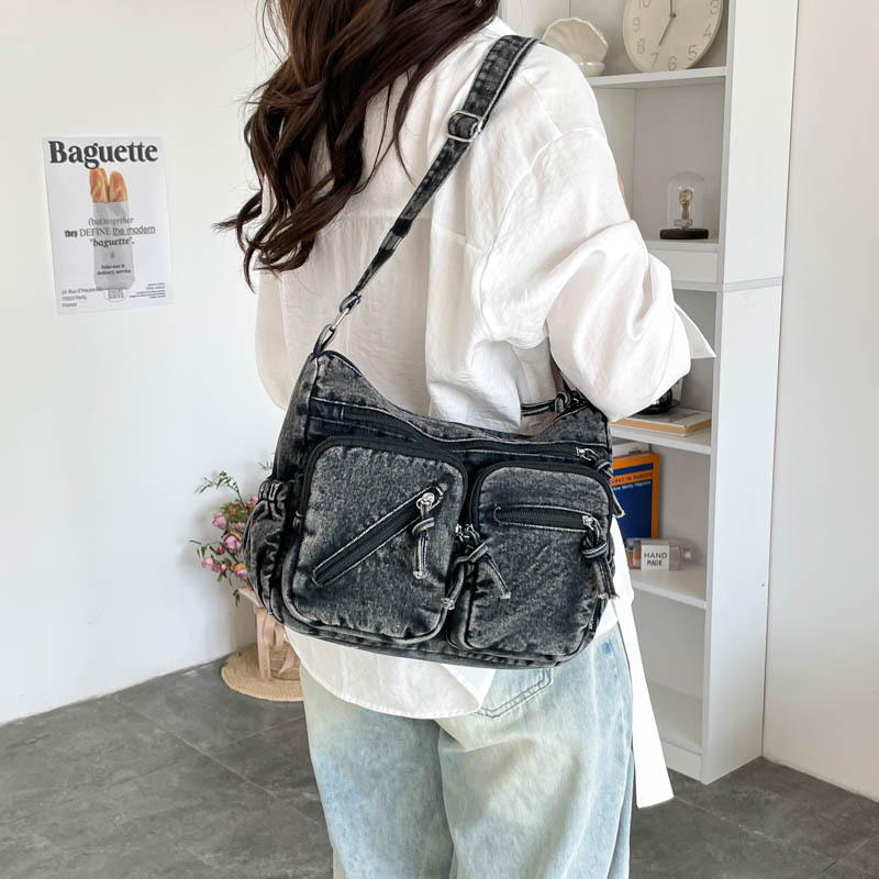 Mode denim schoudertas Nieuwe  - Women Bags Zadig recensie en prijs