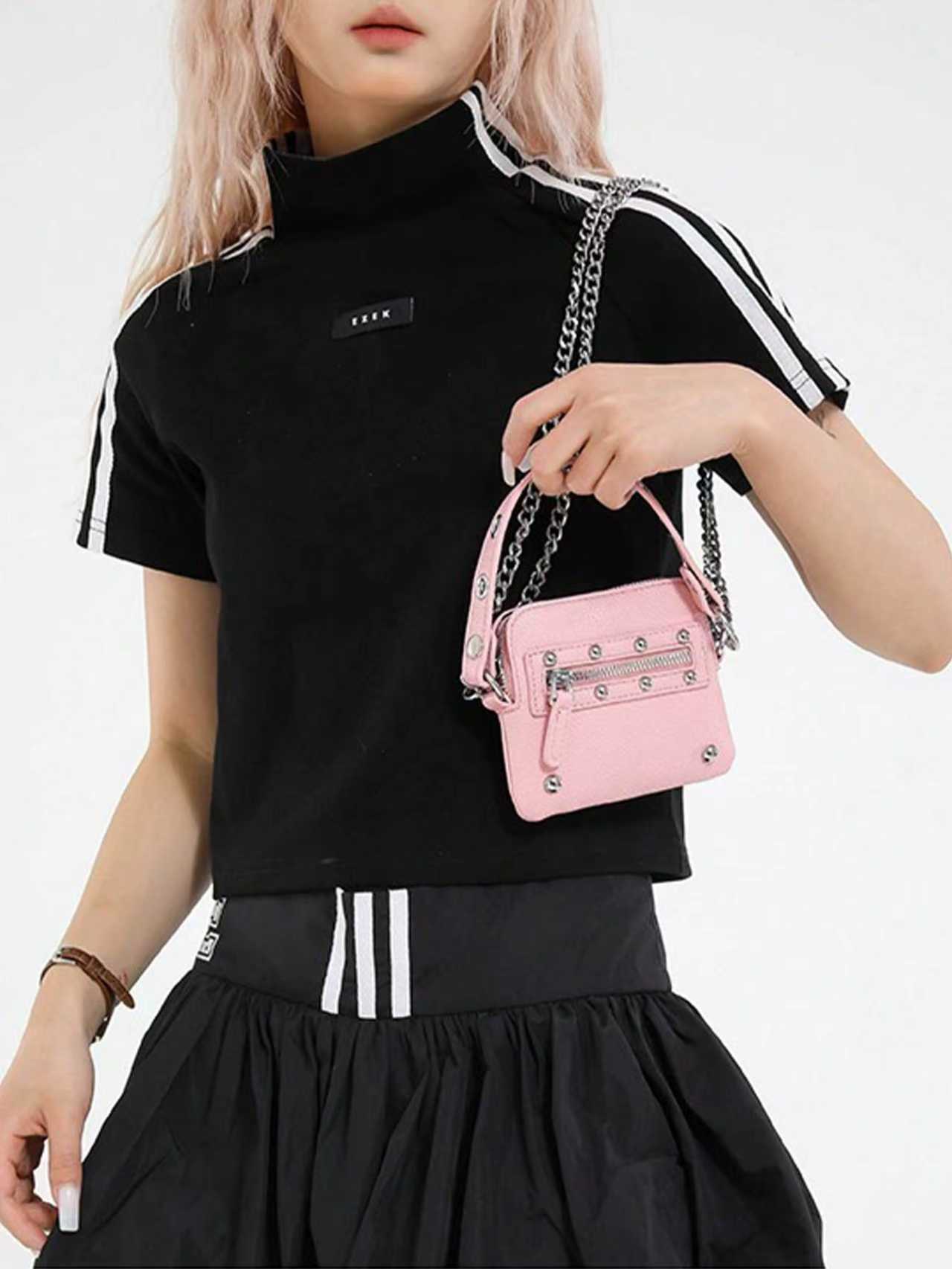 Nieuwe kleine vierkante tas me - Mini Purse Chain recensie en prijs
