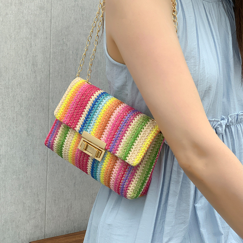 Dames Zomer Strand Regenboog S - Mini Purse Chain recensie en prijs