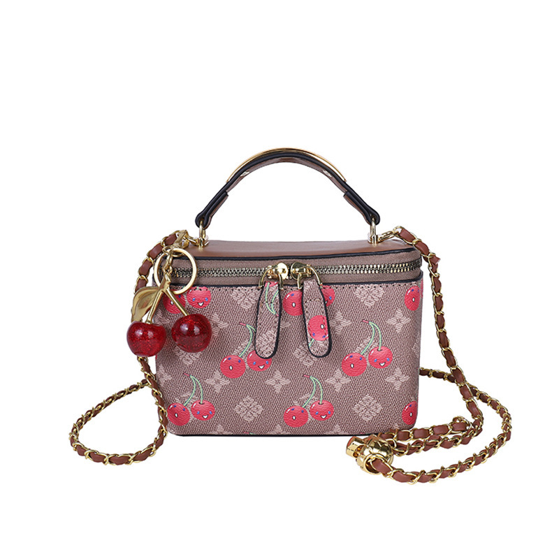 Mini vierkante tas met kersenp - Women Bags Zadig recensie en prijs