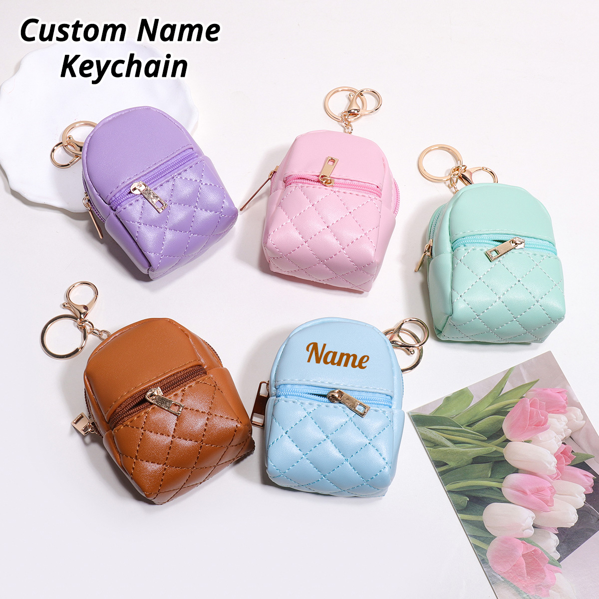 Mini aangepaste naam sleutelha - Mini Purse Chain recensie en prijs