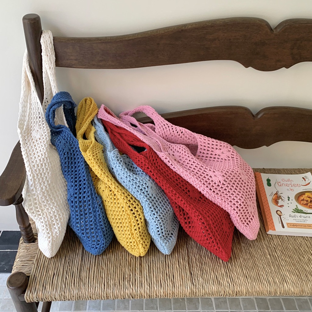 Gehaakte tas Handgemaakte uitg - Crochet Market Bag recensie en prijs