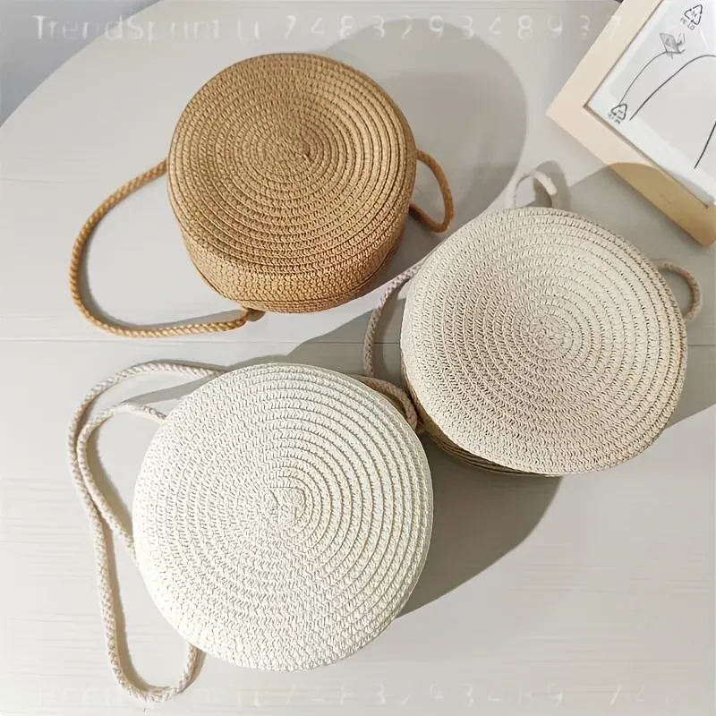 Ronde geweven rotan crossbodyt - Women Bags Crossbody recensie en prijs