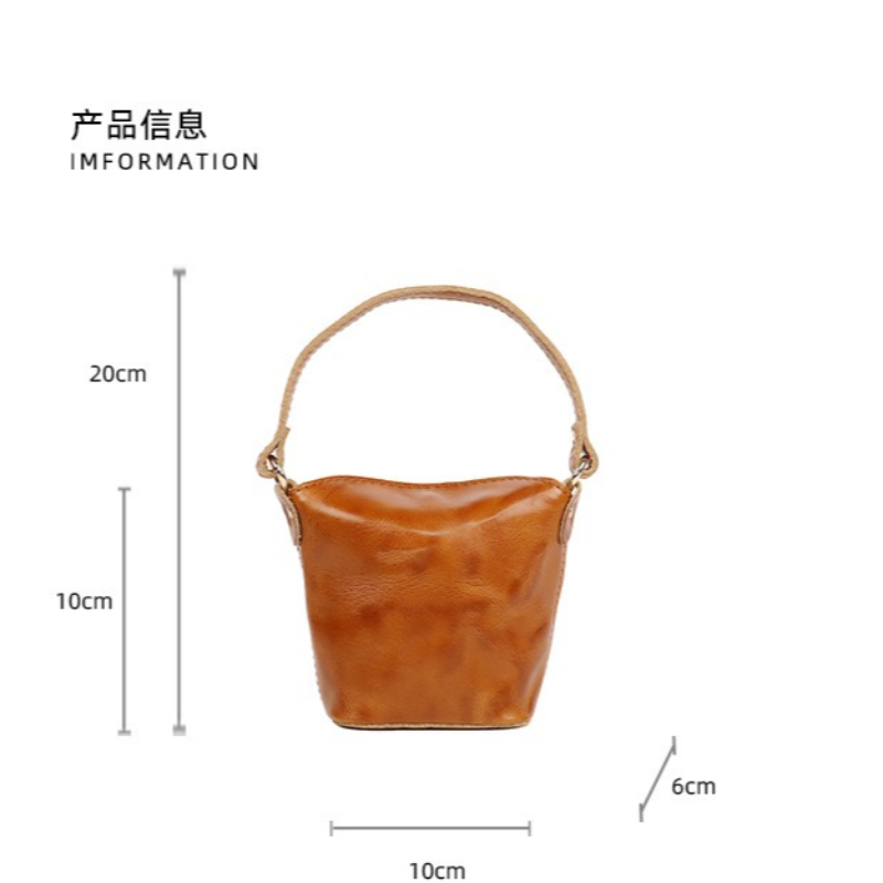 Mini-emmertas van oliewasleer  - Women'S Bags Top 10 recensie en prijs