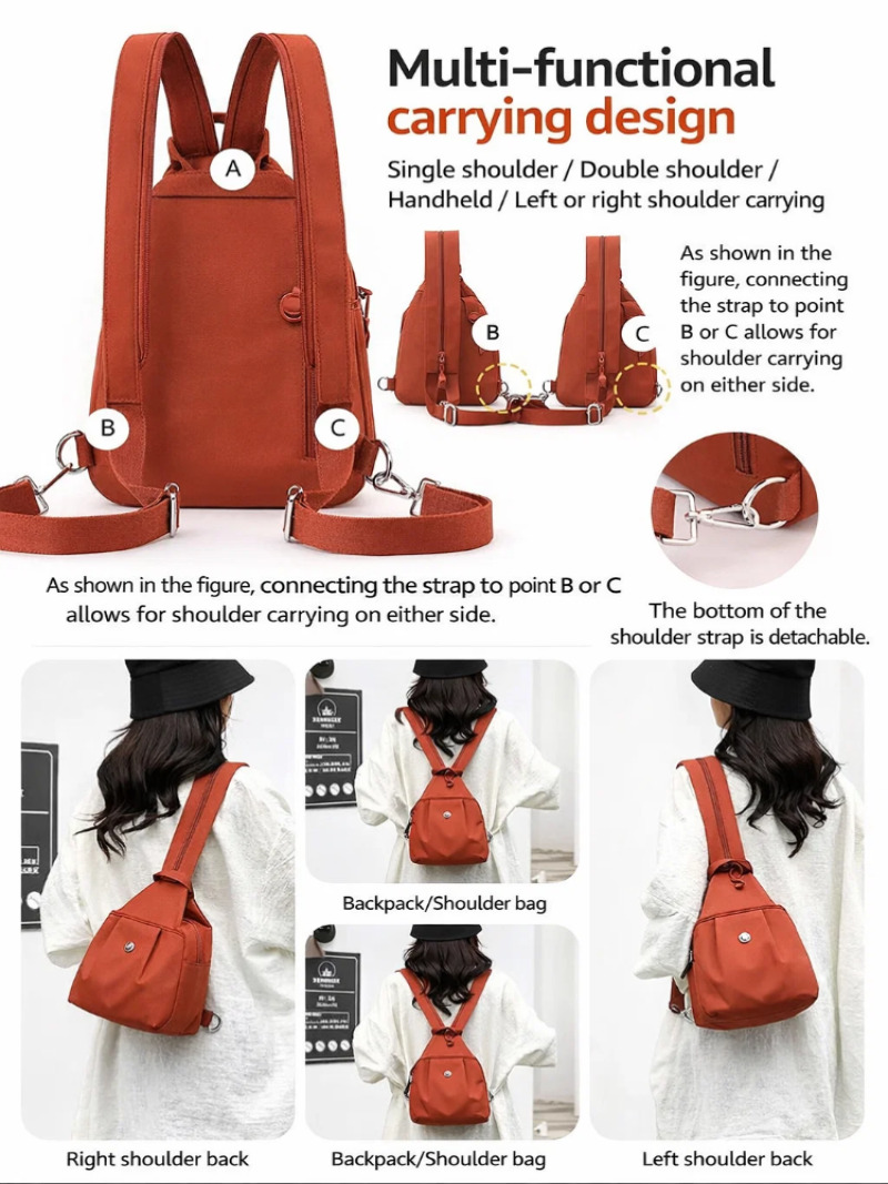 Lichtgewicht mini-rugzak voor  - Women Bags Medium Size recensie en prijs