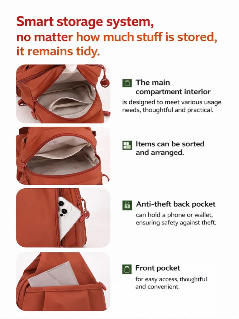 Lichtgewicht mini-rugzak voor  - Women Bags Medium Size recensie en prijs